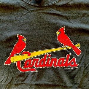 Black St. Louis Cardinal Shirt L